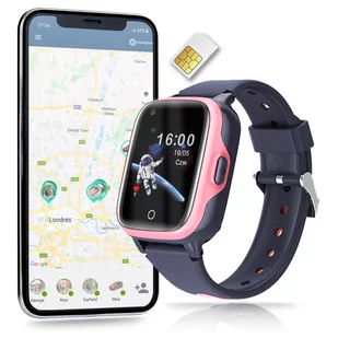 Calmean Video Watch 4G Różowy - Smartwatch - miniaturka - grafika 1