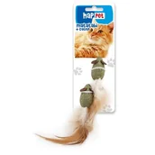 Zabawki dla kotów - Matatabi Kocimiętka myszki z piórkiem - miniaturka - grafika 1