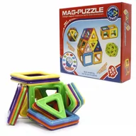 Klocki - Klocki Magnetyczne 3D Puzzle Konstrukcyjne 28Szt - miniaturka - grafika 1