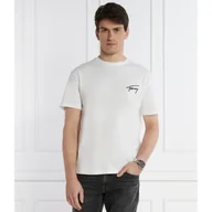 Koszulki męskie - Tommy Jeans T-shirt SIGNATURE | Regular Fit - miniaturka - grafika 1