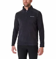 Bluzy męskie - Columbia Męska bluza polarowa Klamath Range II zamek do połowy długości, czarny (Negro), XS 1352472 - miniaturka - grafika 1
