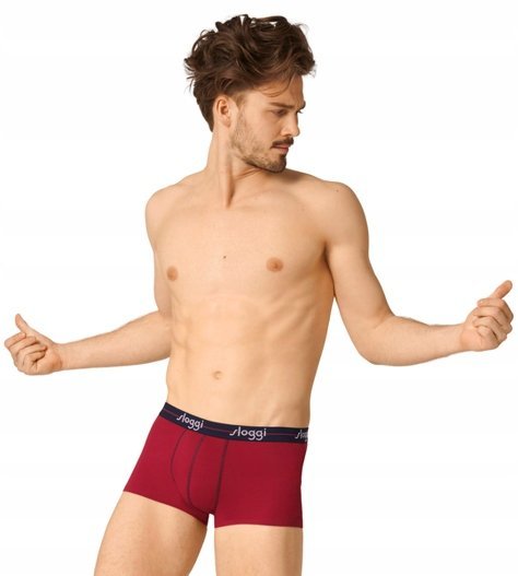 Dopasowane bokserki majtki męskie Sloggi Men Start Hipster 2 szt XXL
