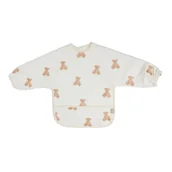 Śliniaki i fartuszki - Jollein śliniak fartuszek z rękawami i kieszonką wodoodporny Misie TEDDY BEAR - miniaturka - grafika 1