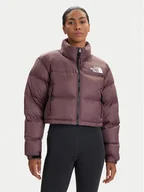 Kurtki damskie - The North Face Kurtka puchowa Nuptse NF0A5GGE Fioletowy Regular Fit - miniaturka - grafika 1