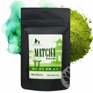 Matcha japońska zielona herbata w proszku klasyczna organiczna Nomads 50 g - Herbata - miniaturka - grafika 1
