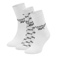 Skarpetki damskie - REEBOK CL FO CREW SOCK 3P GG6682 BIAŁY - miniaturka - grafika 1