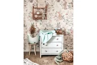 Tapety - Woodland Small Beige- Tapeta z Lasem - miniaturka - grafika 1