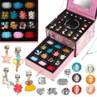 Prace ręczne dla dzieci - COIL Zestaw do robienia koralików biżuterii kreatywny duży w ozdobnym opakowaniu - miniaturka - grafika 1