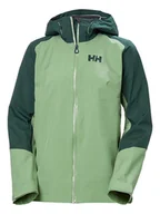 Kurtki i kamizelki sportowe damskie - Helly Hansen Kurtka funkcyjna "Verglas" w kolorze zielonym - miniaturka - grafika 1