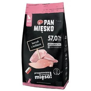 Pan Mięsko karma sucha dla kociąt Kurczak z królikiem 10kg - Sucha karma dla kotów - miniaturka - grafika 1