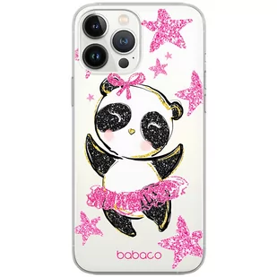 Etui Babaco dedykowane do Iphone 13 PRO, wzór: Panda 007 Etui częściowo przeźroczyste, oryginalne i oficjalnie licencjonowane - Etui i futerały do telefonów - miniaturka - grafika 1