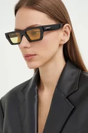 Okulary przeciwsłoneczne - Off-White okulary przeciwsłoneczne damskie kolor czarny OERI129_541018 - miniaturka - grafika 1