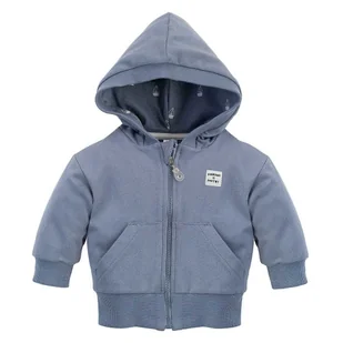 PINOKIO bluza chłopięca Summertime 1-02-2103-340G-SZ 80 ciemnoszara - Bluzy i sweterki niemowlęce - miniaturka - grafika 1