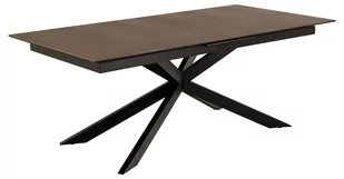Stół Irwine 200/240cm brązowy/czarny - Stoły - miniaturka - grafika 1