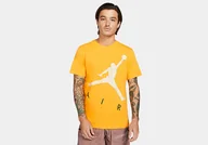 Koszulki męskie - Nike Air Jordan Jumpman Air Hbr Crew Tee University Gold - miniaturka - grafika 1