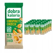 Batoniki - Dobra Kaloria baton chrupiący orzech daktyle bez cukru fit orzechy 20 sztuk - miniaturka - grafika 1