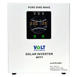 VOLT  PRZETWORNICA SINUSPRO-2000S 24 V 1400/2000 W SOLAR - Przetwornice samochodowe - miniaturka - grafika 1