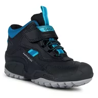 Buty dla chłopców - Śniegowce Geox Jr New Savage B Abx J261WB 050BU C9269 M Black/Petrol - miniaturka - grafika 1