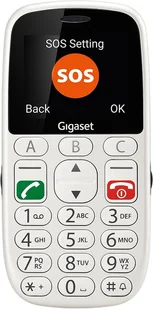 Gigaset GL390 Dual Sim Biały - Telefony komórkowe - miniaturka - grafika 1