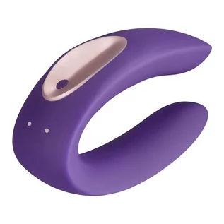 Wibratory i masażery - Partner Masażer dla par fioletowy Partner - Plus Couples Massager PW001A - grafika 1