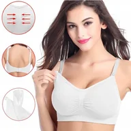 Biustonosze - Biustonosz Do Karmienia Stanik Ciążowy Bezszwowy S - miniaturka - grafika 1