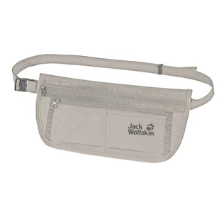 Bezpieczna torebka biodrowa na dokumenty i pieniądze Jack Wolfskin DOCUMENT BELT DE LUXE dusty grey - ONE SIZE - Nerki - miniaturka - grafika 1