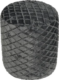 Matex Pufa Dekoracyjna Luxima wys. 45 Romby Grafit - Krzesełka i taborety dla dzieci - miniaturka - grafika 1