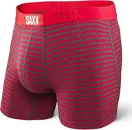 Majtki męskie - SAXX Bokserki męskie Vibe Boxer Modern Fit Red Hiker Stripe r. S SXBM35HPS - miniaturka - grafika 1