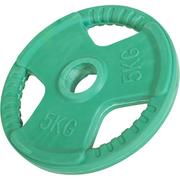 Obciążenia - Gorilla Sports 5 kg Obciążenie Gumowane 51mm grip (100582-00009-0010) - miniaturka - grafika 1