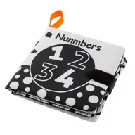 Zabawki sensoryczne - BOCIOLAND Miękka szeleszcząca książeczka kontrastowa 1-2-3 - miniaturka - grafika 1
