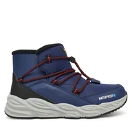 Buty dla chłopców - Śniegowce Skechers Turbo Tread 406385L NVBK Granatowy - miniaturka - grafika 1