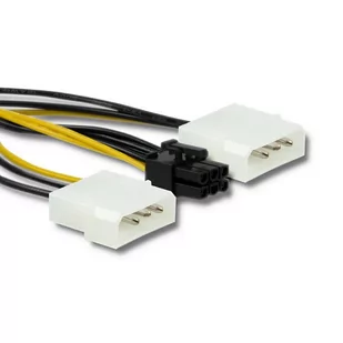 Qoltec ADAPTER 2XMOLEX ŻEŃSKI/PCI-E6PIN MĘSKI,15CM 50431 Zamów do 16:00 wysyłka kurierem tego samego dnia! 50431 - Kable komputerowe i do monitorów - miniaturka - grafika 1