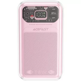 ACEFAST Sparkling Series M2 20000 mAh Różowy - Powerbanki - miniaturka - grafika 1