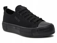 Półbuty damskie - Buty damskie BIG STAR trampki NN274852 czarne 36 - miniaturka - grafika 1