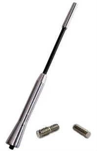 Antena Bat Maszt Radiowy 18 cm Aluminium- Chrom Adaptery - Anteny samochodowe - miniaturka - grafika 1