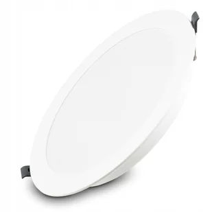 Panel Led Sufitowy Oczko Plafon Okrągły Mocny 20W 230V 4000K - Lampy sufitowe - miniaturka - grafika 1