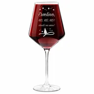 Kieliszki - Kieliszek do wina KROSNO avant-garde z grawerem dla niej na święta - miniaturka - grafika 1