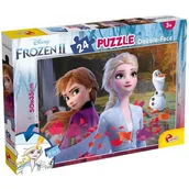 Puzzle - Lisciani Puzzle dwustronne Plus 24 Frozen 2 - miniaturka - grafika 1