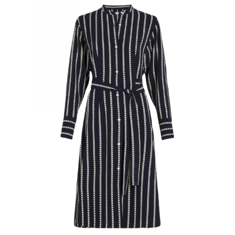 Sukienka Tommy Hilfiger Argyle Strip W WW0WW40365