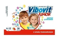 Przeziębienie i grypa - TEVA VIBOVIT JUNIOR TRUSKAWKOWY 30 sasz. - miniaturka - grafika 1