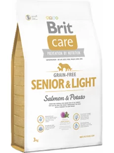 Brit Care Senior & Light Salmon & Potato 3Kg - Sucha karma dla psów - miniaturka - grafika 1