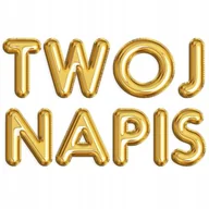 Balony i akcesoria - Balon litera STWÓRZ TWÓJ NAPIS foliowy do wyboru złoty duży A-Z 40 cm - miniaturka - grafika 1