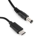 Wzmacniacze antenowe - Kabel adapter zasilania USB-C na DC 2.1/5.5 100cm - miniaturka - grafika 1