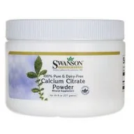 Suplementy naturalne - SWANSON Cytrynian Wapnia 227 g - miniaturka - grafika 1