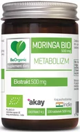 Suplementy naturalne - Beorganic Moringa BIO 500 mg (100 tab) METABOLIZM BeOrganic brg-016 - miniaturka - grafika 1