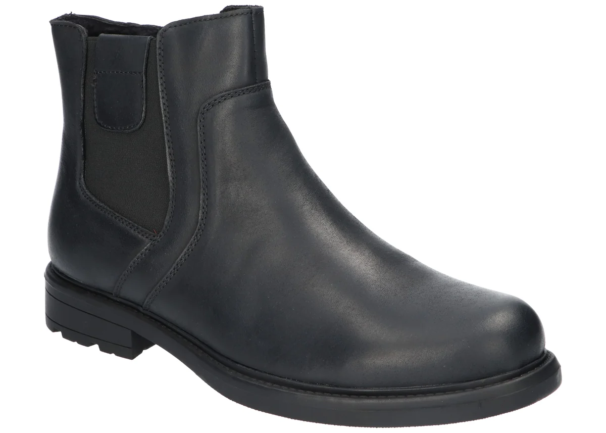 AMERICAN CLUB CY204 SOLIDNE LEKKIE OCIEPLANE MODNE TRZEWIKI BUTY ZIMOWE SKÓRZANE MĘSKIE SUWAK BK 43
