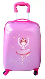 BALETNICA BALET TUTU WALIZKA NA KÓŁKACH DZIECIĘCA KABINOWA PODRÓŻNA BAGAŻ - Walizki - miniaturka - grafika 1
