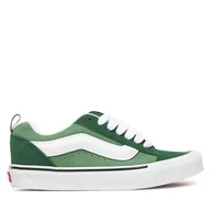 Trampki damskie - Tenisówki Vans Knu Skool VN000DAJBGK1 Zielony - miniaturka - grafika 1