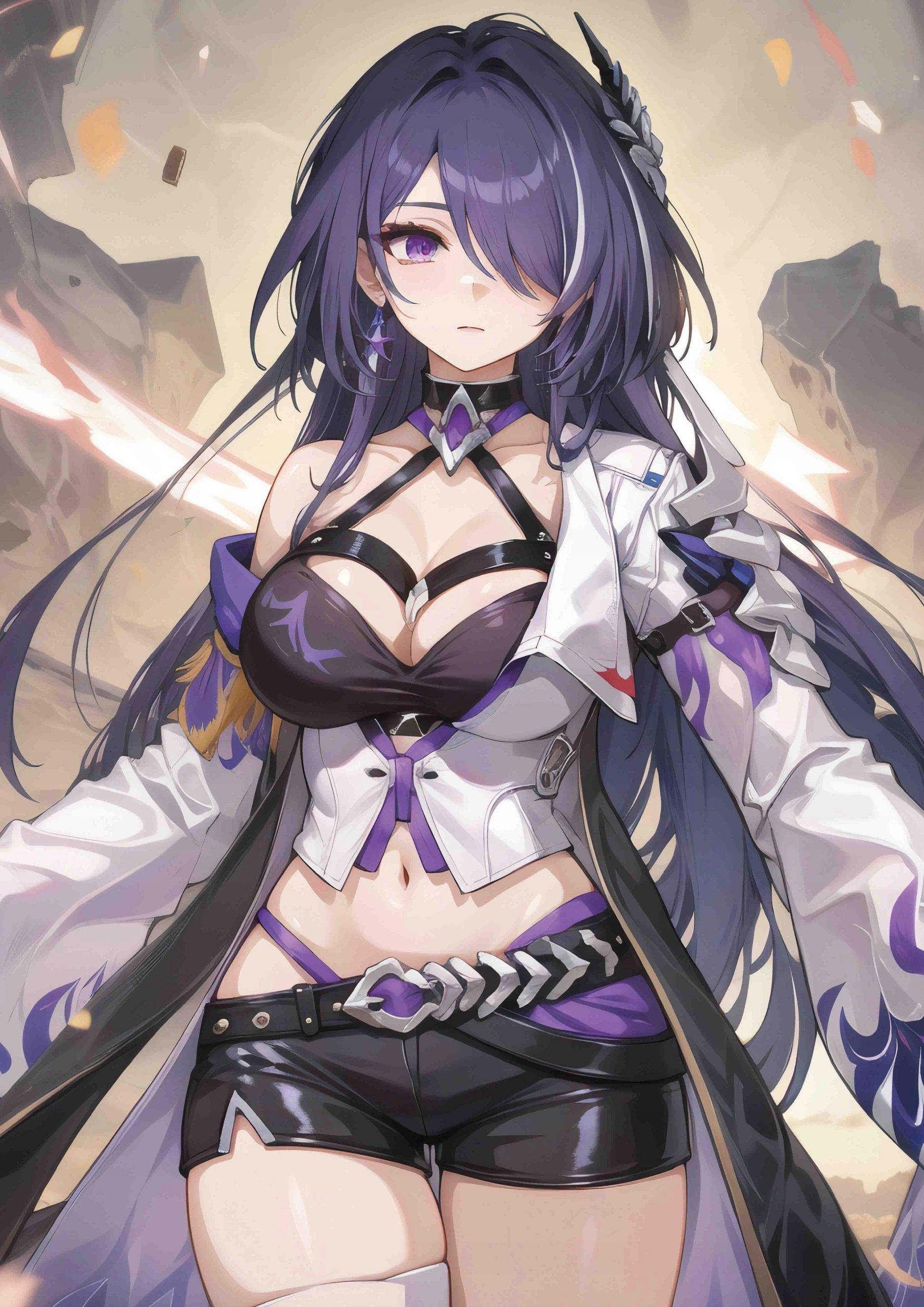 Plakat A3 Honkai Star Rail Hsr Anime Gra Acheron Raiden Bosenmori Mei