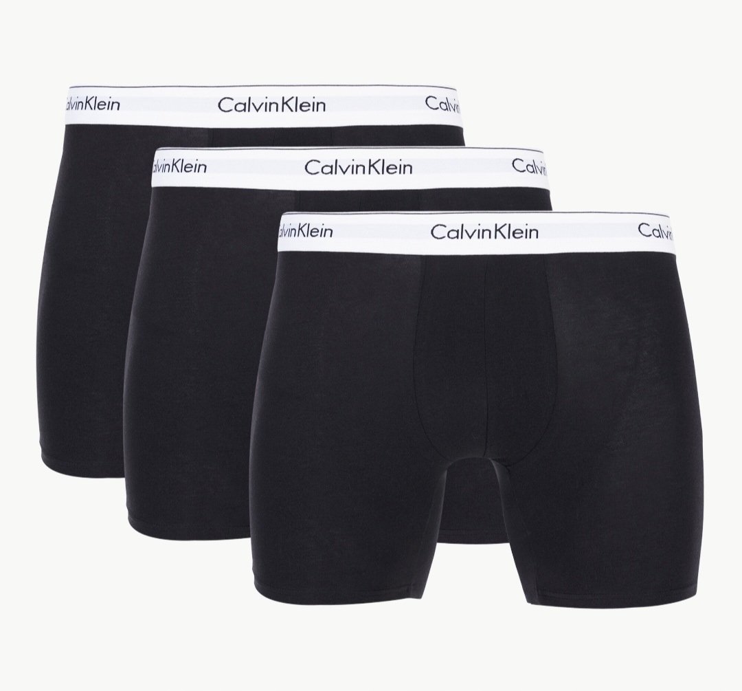 CALVIN KLEIN Majtki Bokserki czarne 3-PACK 3 szt Rozmiar M